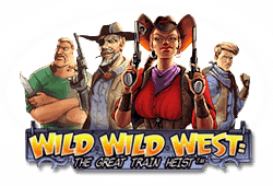 Netent - Wild Wild West: The Great Train Heist slot logo