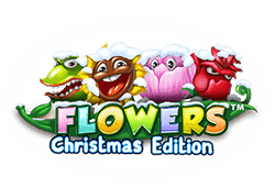 Netent - Flowers Christmas Edition slot logo