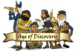 Microgaming - Age of Discovery slot logo