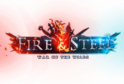 Betsoft - Fire and Steel War of the Wilds slot logo