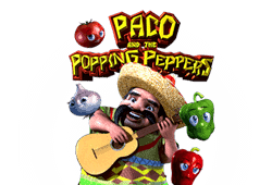 Betsoft - Paco and the Popping Peppers slot logo
