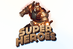 Yggdrasil - Super Heroes slot logo