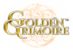 Netent - Golden Grimoire slot logo