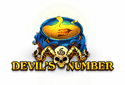 Red tiger gaming Devil's Number logo