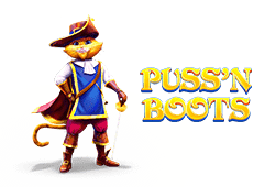 Red tiger gaming - Puss'n Boots slot logo