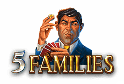 Red tiger gaming - 5 Families slot logo