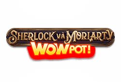 JFTW - Sherlock & Moriarty WOWPOT! slot logo