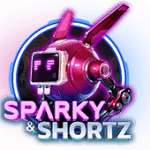 Play Sparky and Shortz bitcoin slot for free